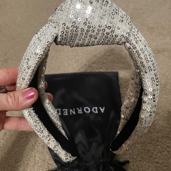 Adorned new sequined head band & Large adorned scrunchie - Picture 1 of 6